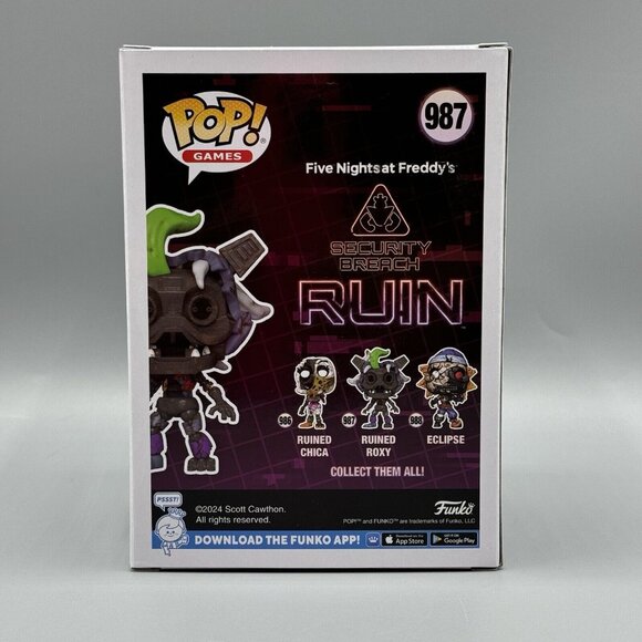 Funko Pop Five Nights At Freddy's FNAF Security Breach Ruined Roxy #987 - Picture 5 of 9